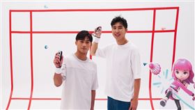 楊勇緯單挑胡釋安，羽毛球對決挑戰。（圖／藝和創藝提供）