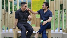 ▲藝術家楊士毅、古蹟修復師蔡舜任（圖／業者提供）