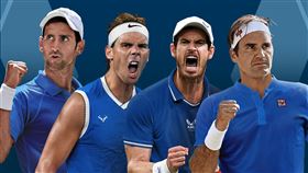 ▲網壇四巨頭將一同代表歐洲隊參戰拉沃盃。（圖／翻攝自Laver Cup臉書粉專）