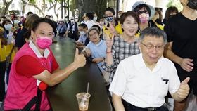 0723柯文哲、黃珊珊線形公園巡禮（圖／台北市政府提供）