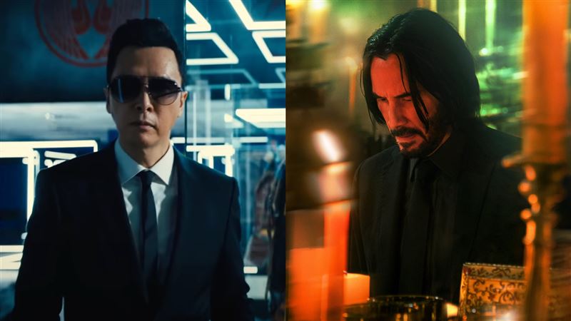 甄子丹刀槍齊出　基努李維掏槍反擊