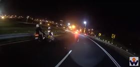 UBike在二重疏洪道飆速（圖／翻攝自WoWtchout地圖型行車影像分享平台YouTube）