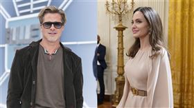 安潔莉納裘莉突襲前夫。（圖／美聯社／達志影像）