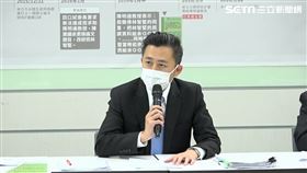 林智堅說明碩士論文記者會，林智堅、鄭運鵬、黃帝穎共同出席。