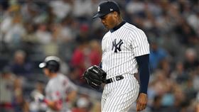 ▲查普曼（Aroldis Chapman）本季十分掙扎。（圖／美聯社／達志影像）
