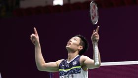 台灣男單一哥周天成台北賽封王。（圖／大會提供）