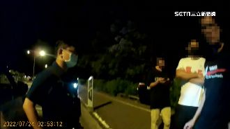 男失戀撞樹險墜護城河　酒駕謊稱乘客