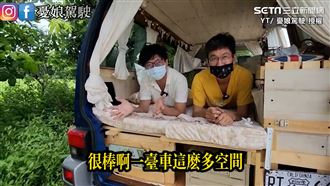 夢幻度假風露營車 　全靠他一人手做