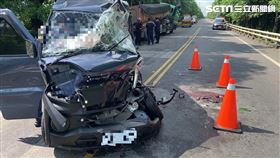 枋寮,屏東,砂石車,廂型車,命危,車禍