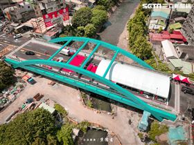 新南門橋,黃國書,盧秀燕(圖/翻攝畫面)