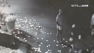 茶園遭撒冥紙　疑因薪資糾紛遭報復