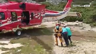 男登山疑高山症發作！出動直升機急援