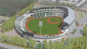 ▲台南亞太國際棒球訓練中心成棒主球場預計民國112年底完工。（圖／中央社）