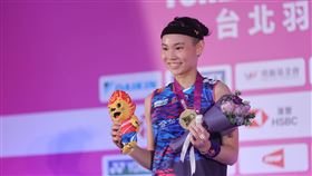 戴資穎參加2022台北羽球公開賽奪冠（圖／總統府提供）