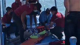 吉貝嶼溺水事件。（圖／翻攝畫面）