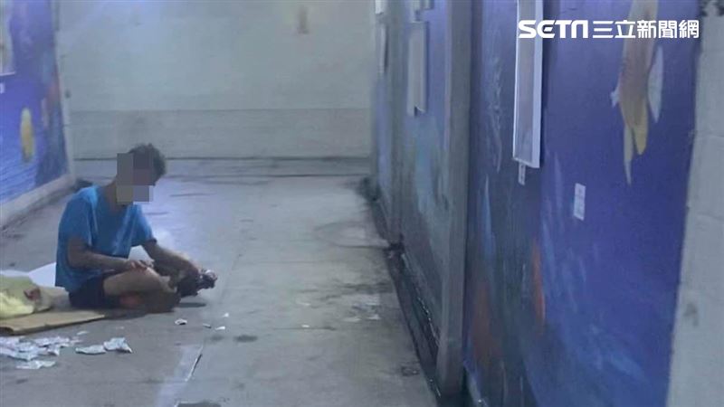 永和恐怖地下道！三寶爸驚見這幕嚇壞