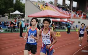 花蓮總統教育獎得主黃安  參加田徑比