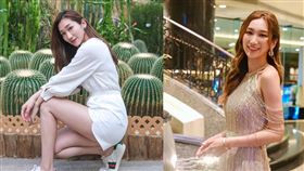 港姐出身的女星王嘉慧被稱為新「東張女神」之一。（圖／翻攝自cathy_kww IG）