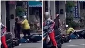 高雄,阿嬤,街頭,車禍,決鬥（圖／翻攝自爆廢公社公開版）