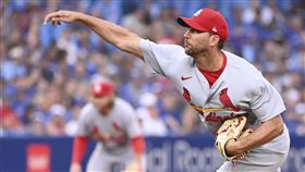 ▲溫恩萊特（Adam Wainwright）拿下生涯第191勝。（圖／美聯社／達志影像）