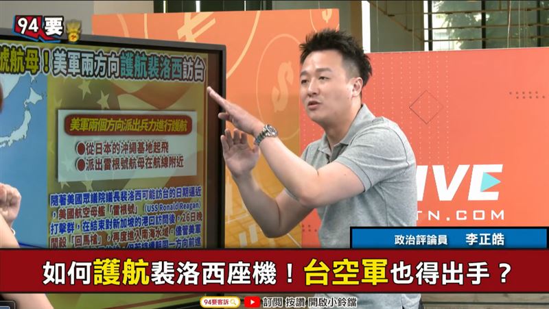 如何護航裴洛西訪台？他詳解戰術