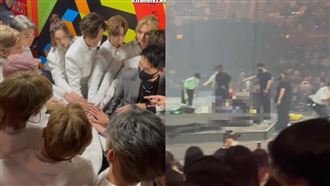 意外非首次！男團開演前就有舞者墜地