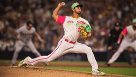 ▲達比修有生涯單場雙位數三振場次追平野茂英雄。（圖／翻攝自達比修有推特）