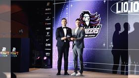 去年SBL選秀狀元、新人王曾柏喻，今年投入PLG選秀被攻城獅挑中。（圖／翻攝自新竹攻城獅FB）