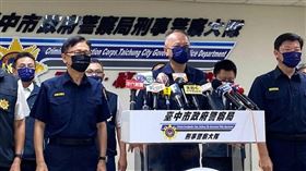 台中市滷味攤老闆遭槍擊身亡，台中市警察局局長蔡蒼柏表示，對被害人的喪生感到難過。（圖／翻攝畫面）