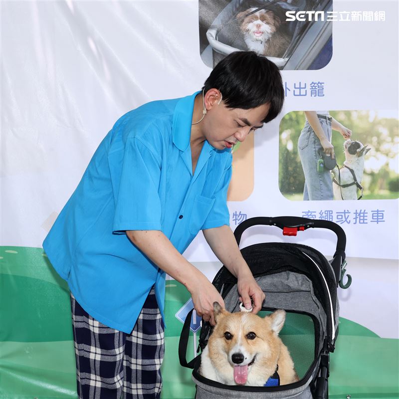 黃子佼出席Ford安全節能駕駛體驗營。（記者邱榮吉/攝影）