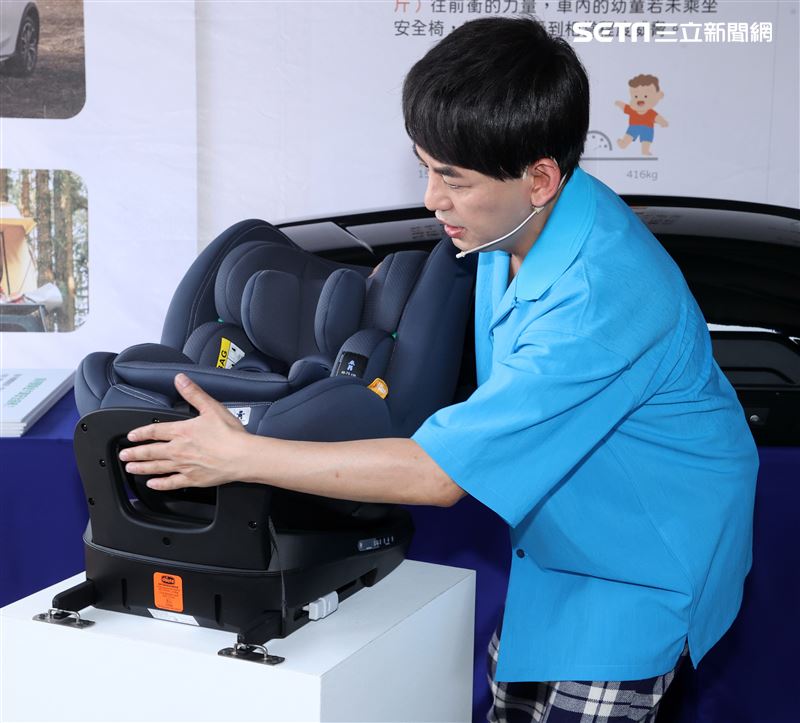 黃子佼出席Ford安全節能駕駛體驗營。（記者邱榮吉/攝影）
