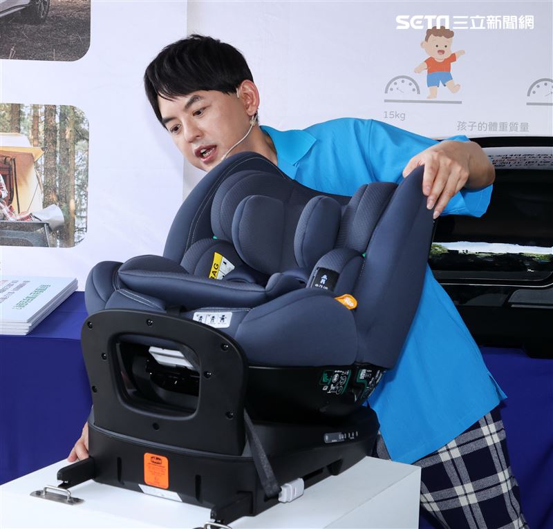 黃子佼出席Ford安全節能駕駛體驗營。（記者邱榮吉/攝影）