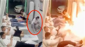 女員工「瞬爆火球」！油亂噴波及男客