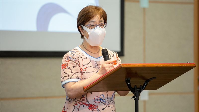 同框林佳龍　李安妮盼他成「龍市長」