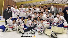 ▲中華隊成功摘金。（圖／翻攝自中華民國冰球協會臉書）