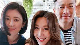 《飛龍在天》CP賈靜雯、江宏恩隔20年同框！（圖／翻攝自曾莞婷臉書）
