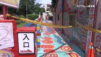 不滿合約到期搬遷　他毀彩虹眷村畫作