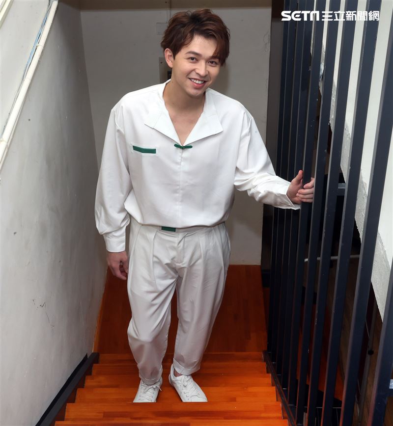 李子森三立新聞網專訪。（記者邱榮吉/攝影）