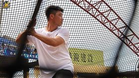 李振昌展現恐怖火力，練打時頻開轟。（圖／中信兄弟提供）