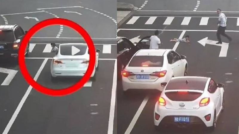 女童「從車窗掉出」後車封路救童超暖