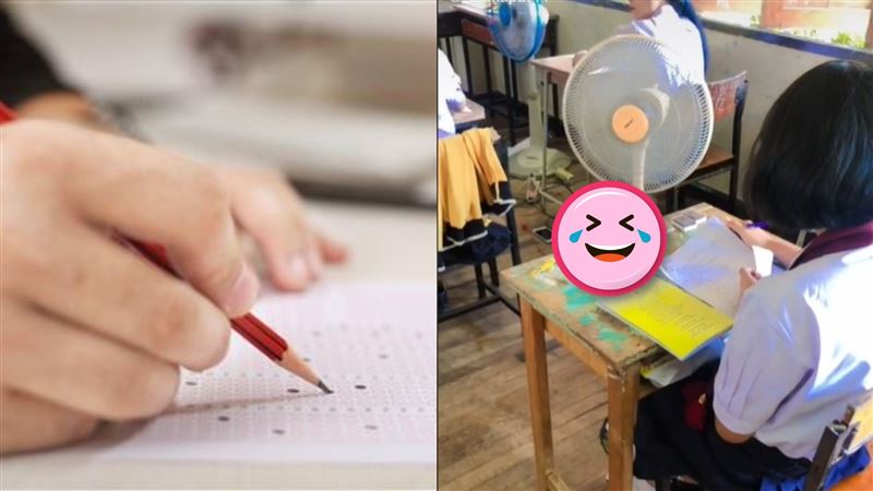 女學生考試前桌上1物擺整排　師看傻