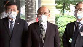 行政院長蘇貞昌今（2）日出席「中華電信職場互助教保服務中心開幕典禮」。（圖／行政院提供）