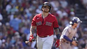 ▲瓦茲奎茲（Christian Vazquez）被紅襪交易給太空人。（圖／美聯社／達志影像）