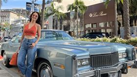 李蒨蓉人正在美國洛杉磯。（圖／翻攝自李蒨蓉臉書）