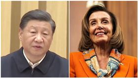 習近平、裴洛西（合成圖／資料照、翻攝自裴洛西臉書）