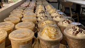 ▲羅力（Mike Loree）百勝請客100杯咖啡。（圖／富邦悍將球團提供）