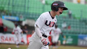 美國隊安德森單場雙響、還敲回7分打點。（圖／棒協提供）