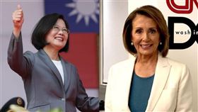 蔡英文、裴洛西。（合成圖／總統府提供、翻攝自裴洛西ig、大塊文化提供）