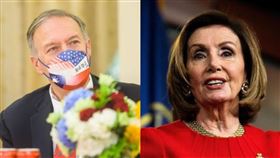 蓬佩奧、裴洛西（圖／立法院提供、翻攝自蓬佩奧IG）