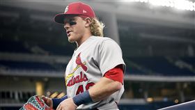 ▲洋基獲得紅雀金手套快腿貝德（Harrison Bader）。（圖／美聯社／達志影像）